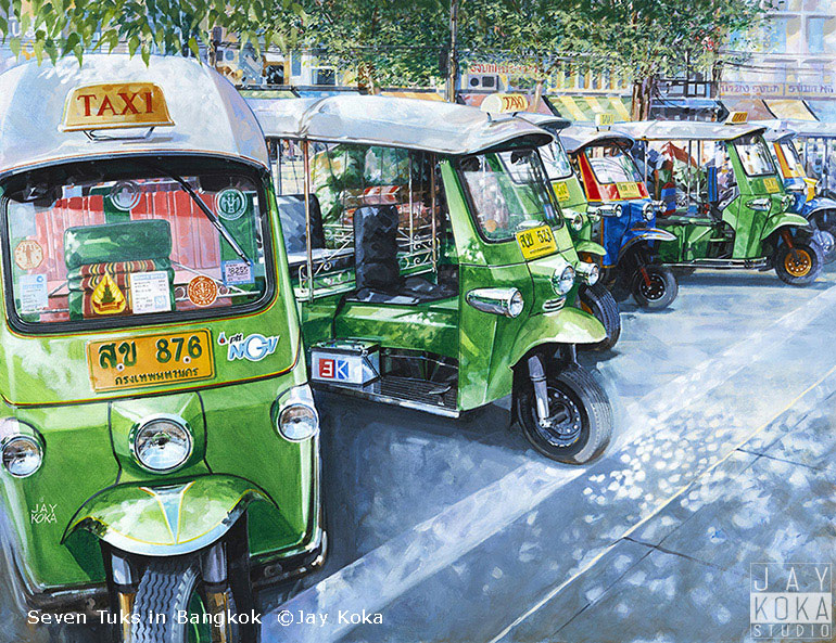 Seven Tuks in Bangkok by Jay Koka