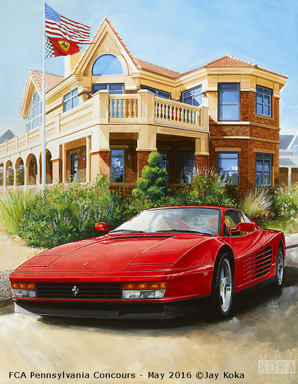Ferrari Club of America Pennsylvania Concours - May 2016