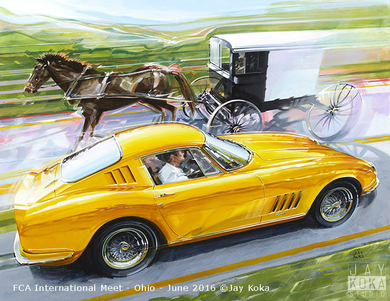 Ferrari Club of America International Meet - Ohio - June 2016