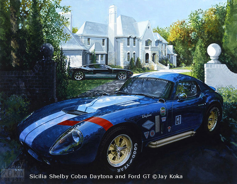Sicilia Cobra Daytona and Ford GT