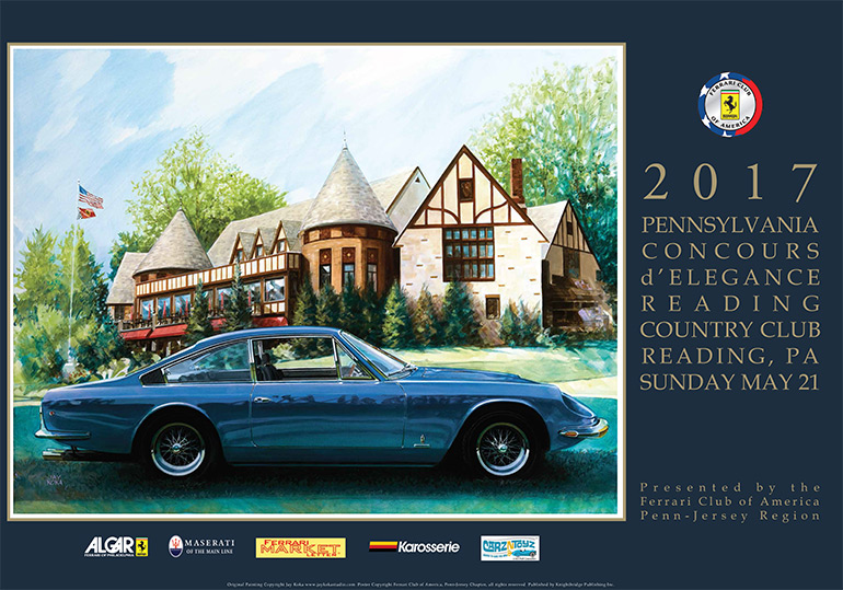 Ferrari Club of America Pennsylvania Concours - May 2017