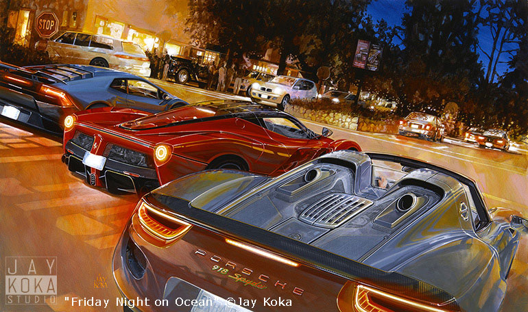 Friday Night on Ocean by Jay Koka