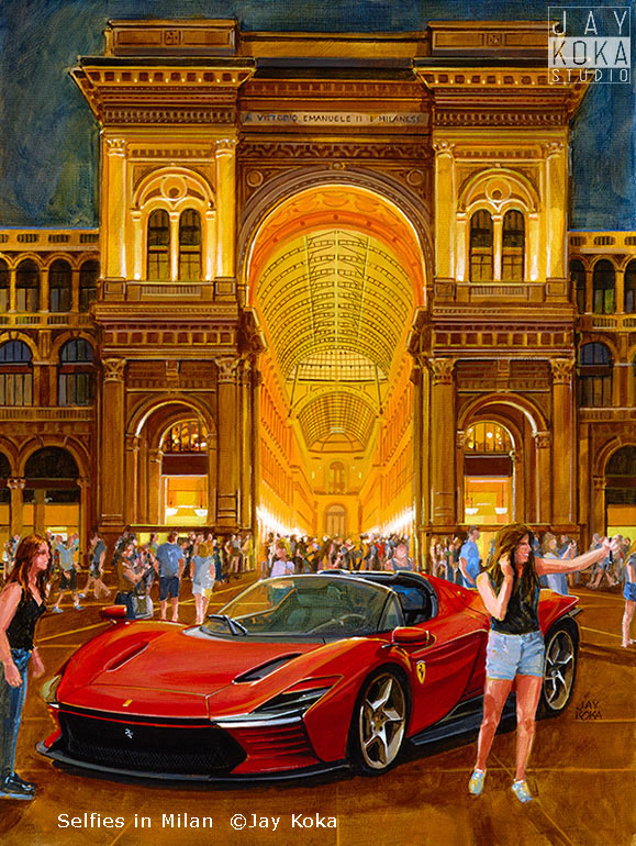 Selfies in Milan by Jay Koka